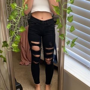 American Eagle ripped jeans
